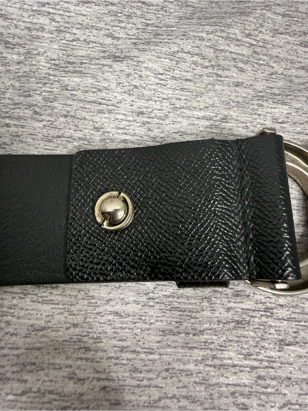 Men’s Salvatore Ferragamo Double Gancini large scale black belt